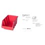 PATROL ERGOBOX 3 CZERWONY 170 x 240 x 126 - 2
