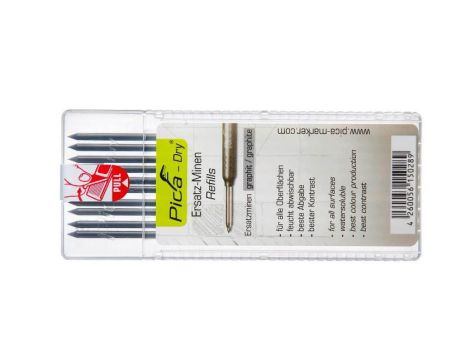 PICA WKŁADY WYMIENNE GRAFITOWE DO 3030 10szt