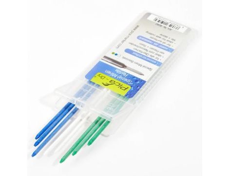 PICA WKŁADY WYMIENNE WODOODPORNE /3-NIEBIESKI/3-ZIELONY/2-BIAŁY DO OŁÓWKA 3030