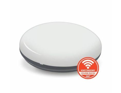 PLASTROL PLAFON SUN NATYNKOWY 24W  E27x1 CZUJNIK RUCHU