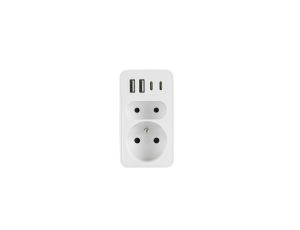 PLASTROL ROZGAŁĘŹNIK DWUKROTNY 2xUSB + 2xUSB C