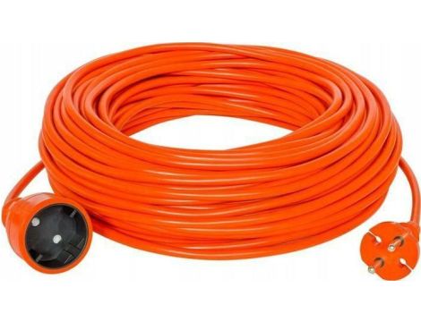 PRZEDŁUŻACZ OGRODOWY  20m 2x1 POMARAŃCZOWY