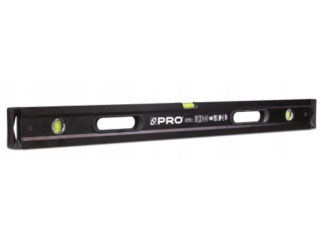 PRO POZIOMNICA CZARNA PRO1000 2xFREZ. 150cm Z UCHWYTEM