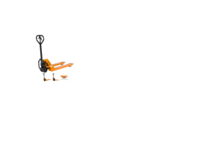 WÓZEK PALETOWY PROMAG PR2500 P/PT1150 Z MECHANIZMEM WSPOMAGAJACYM JAZDĘ