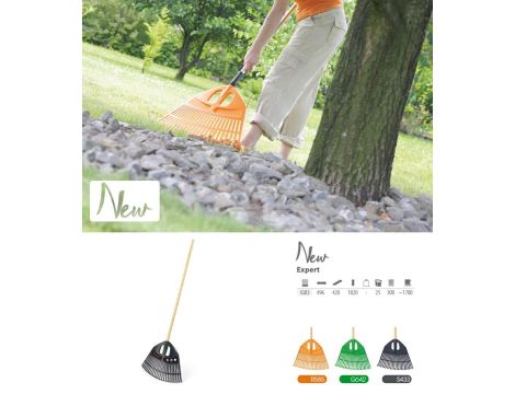 PP.GRABIE DO LIŚCI PLASTIK EXPERT POMARAŃCZOWE - 2