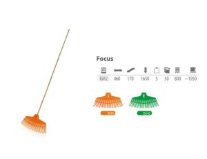 PP.GRABIE DO LIŚCI PLASTIK FOCUS ZIELONE