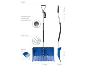 PP.ŁOPATA DO ŚNIEGU ALUTUBE ERGO NIEBIESKA