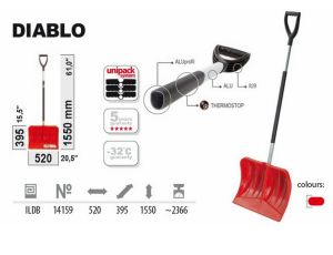 PP.ŁOPATA DO ŚNIEGU DIABLO TRZON ALUM.