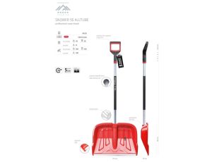 PP.ŁOPATA DO ŚNIEGU SNOWER 55 ALUTUBE