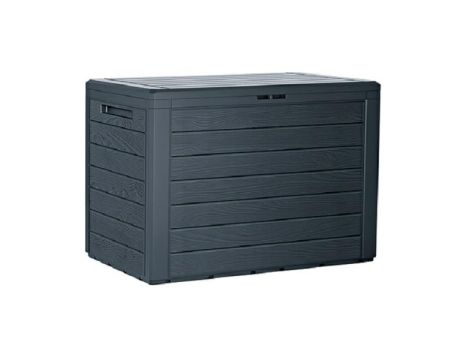 PP.SKRZYNIA OGRODOWA 190L WOODEBOX - ANTRACYT