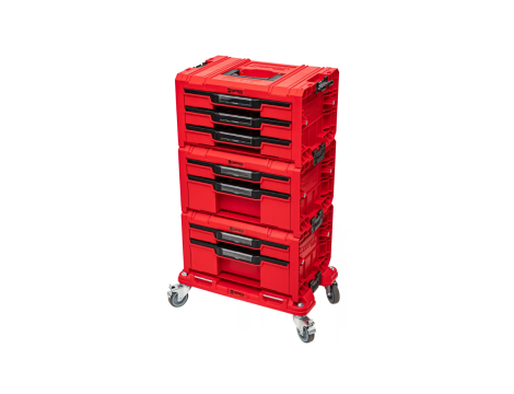 QBRICK SYSTEM PRO DRAWER WORKSHOP SET 3 RED ULTRA HD CUSTOM