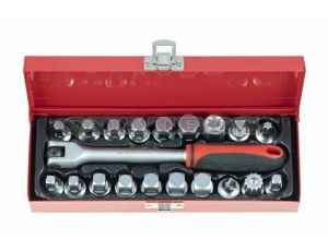 JQ.KOMPLET KLUCZY DO KORKÓW OLEJU 3/8