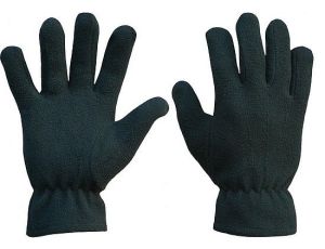 RĘKAWICE POLAROWE CZARNE ROZ. 8