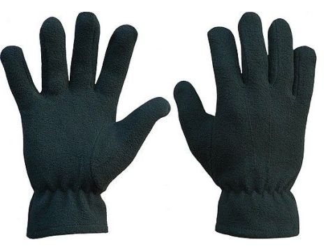 RĘKAWICE POLAROWE CZARNE ROZ. 8