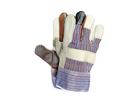 RĘKAWICE ROBOCZE SKÓRZANE  RLKPAS ROZMIAR 10......