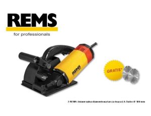 REMS BRUZDOWNICA KROKODIL 180SR+2TARCZ. . - image 2
