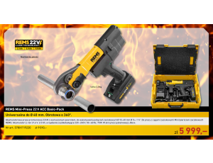 REMS PRASA MINI-PRESS 22V ACC + BASIC-PACK (578014R220+090446R)