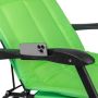 LEŻAK SKŁADANY Z PARASOLKĄ (JASNOZIELONY) DO 200KG / WMC - 4