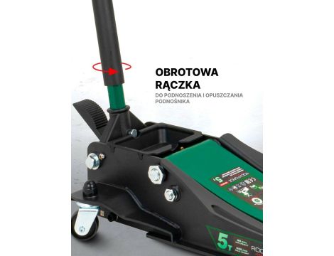 ROCKFORCE DŹWIGNIK "ŻABA" 5T  96-595mm NISKI - 4