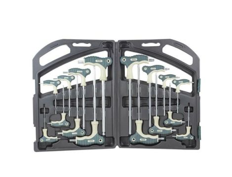 ROCKFORCE IMBUS KULA / TORX Z RĘKOJEŚCIĄ kpl.16el.