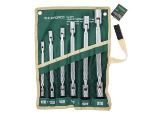 ROCKFORCE KLUCZ NASADOWY PRZEGUBOWY kpl. 6szt. 8-22mm