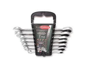 ROCKFORCE KLUCZ PŁASKO-O.GRZ/KPL  7szt. 8-19mm