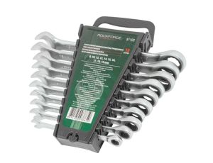ROCKFORCE KLUCZ PŁASKO-O.GRZ/KPL 10szt. 8-19mm