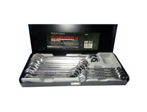 ROCKFORCE KLUCZ PŁASKO-O.GRZ/KPL 13szt. ... walizka metalowa