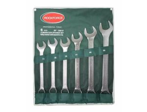 ROCKFORCE KLUCZ PŁASKO-OCZKOWY kpl. 6szt. (33-50)  33,36,38,41,46,50