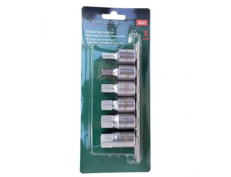 ROCKFORCE KLUCZE DO KORKÓW OLEJU  6el.... - 2