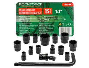 ROCKFORCE NASADKI UDAROWE kpl. 15el.1/2