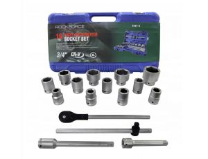 ROCKFORCE ZESTAW KLUCZY  16el. 3/4