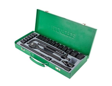 ROCKFORCE ZESTAW KLUCZY UDAR.24el. 1/2"  6KĄT. (8-32mm)