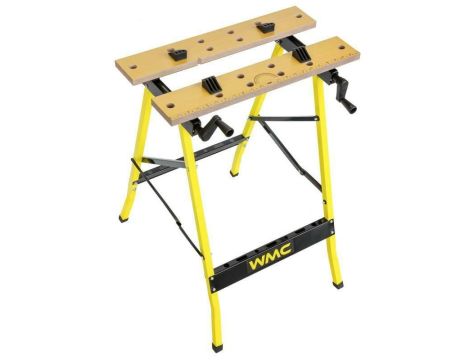 STÓŁ WARSZTATOWY METALOWY Z BLATEM ROBOCZYM 950x560x165mm /WMC