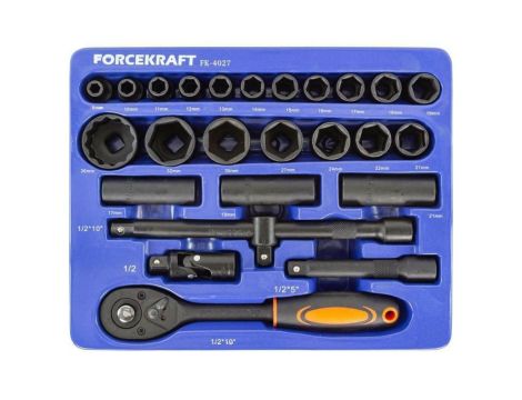 ZESTAW KLUCZY   26el. 1/2" 8-36mm  WKŁADKA /FORCEKRAFT - 2