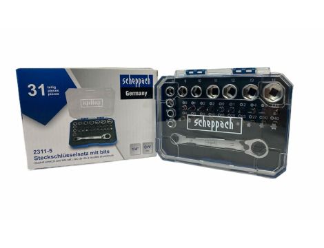 ZESTAW KLUCZY  31el. 1/4"  /SCHEPPACH
