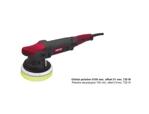 ROOKS POLERKA OSCYLACYJNA 150mm 720W 21mm... + WALIZKA
