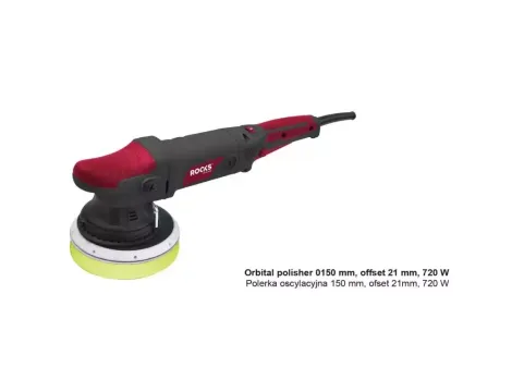 ROOKS POLERKA OSCYLACYJNA 150mm 720W 21mm... + WALIZKA