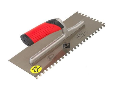 RUBI PACA METALOWA ZĘBATA 28cm 12x12 ZĄB ZAGIĘTY 45st.