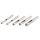 RUBI ZESTAW KORONEK 4szt. EASY GRES 6,8,10,12mm