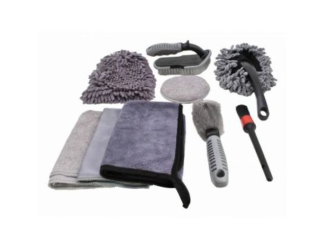 SATRA AKCESORIA DETAILINGOWE DO MYCIA SAMOCHODU – 9 elem.