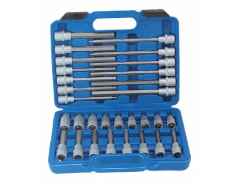 SATRA KLUCZE NASADOWE HEX 1/2" 30el.