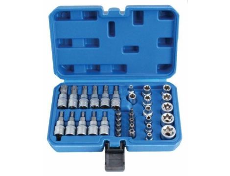 SATRA KLUCZE NASADOWE TORX 3/8" 24el.