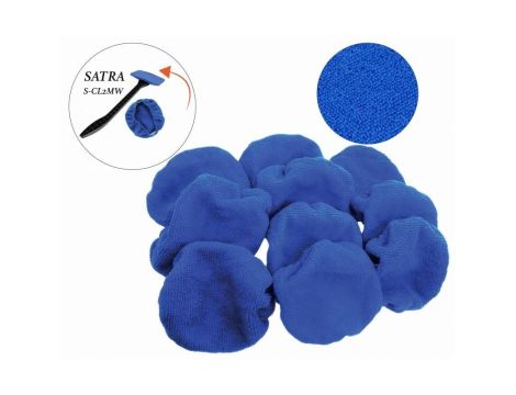 SATRA ŚCIERECZKI Z MIKROFIBRY 10szt. DO SZCZOTKI S-CL2MW