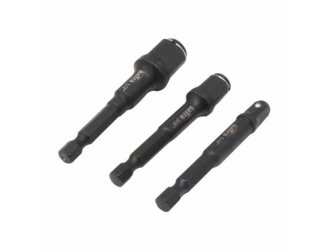 SATRA ZESTAW ADAPTERÓW DO BITÓW I NASADEK 1/4"  3/8"  1/2"