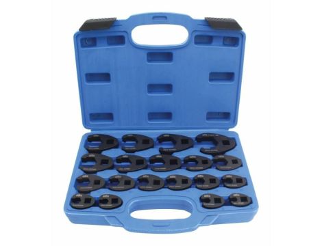 SATRA ZESTAW KLUCZY OCZKOWO-OTWARTYCH 19szt.