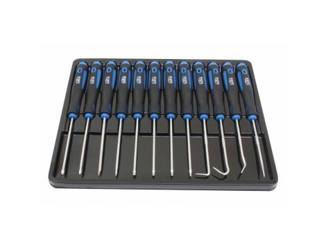 SATRA ZESTAW PRECYZYJNYCH WKRĘTAKÓW I HAKÓW 12el.