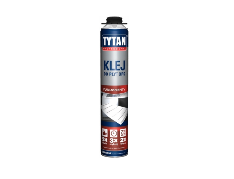 TYTAN KLEJ DO PŁYT XPS PISTOLETOWY 750ml