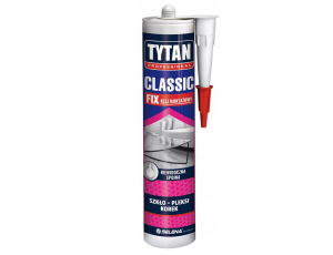 TYTAN KLEJ MONTAŻOWY BEZBARWNY CLASSIC FIX 290ml PROFESSIONAL