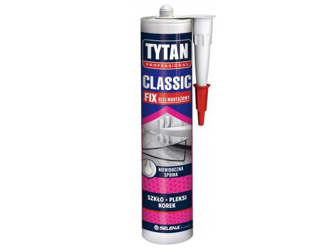 TYTAN KLEJ MONTAŻOWY BEZBARWNY CLASSIC FIX 290ml PROFESSIONAL